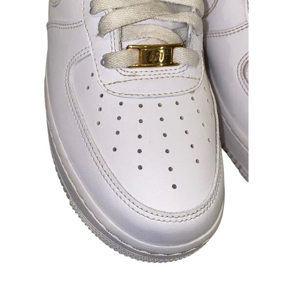 Nike Air Force 1 07 ESS ‘Metallic Gold’ Women Size 10.5 - Picture 4 of 9